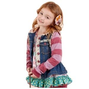 MATILDA JANE Jean Jacket with Removable Sleeves